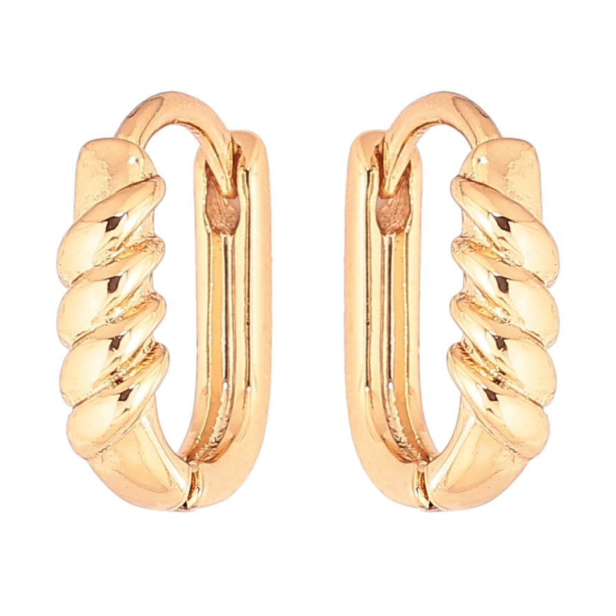 Сережки Xuping Позолота 18K колечка Декоративний візерунок» фото №1 Сережки Xuping Позолота 18K колечка Декоративний візерунок» фото №1