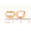 Сережки Xuping Позолота 18K колечка Декоративний візерунок» фото №2 Сережки Xuping Позолота 18K колечка Декоративний візерунок» фото №2