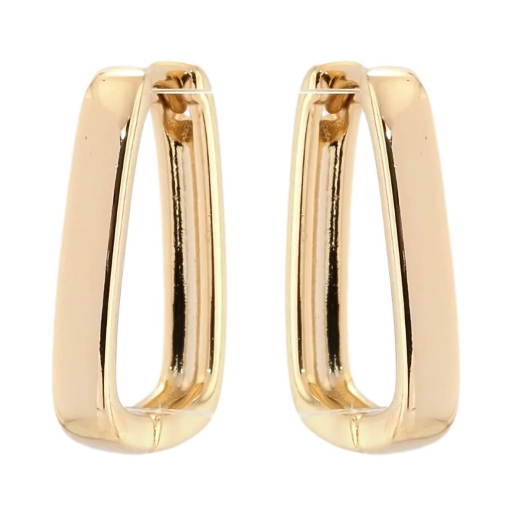 Серьги Xuping Позолота 18K колечки Классика фото №13