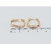 Серьги Xuping Позолота 18K колечки Классика фото №2 Серьги Xuping Позолота 18K колечки Классика фото №2