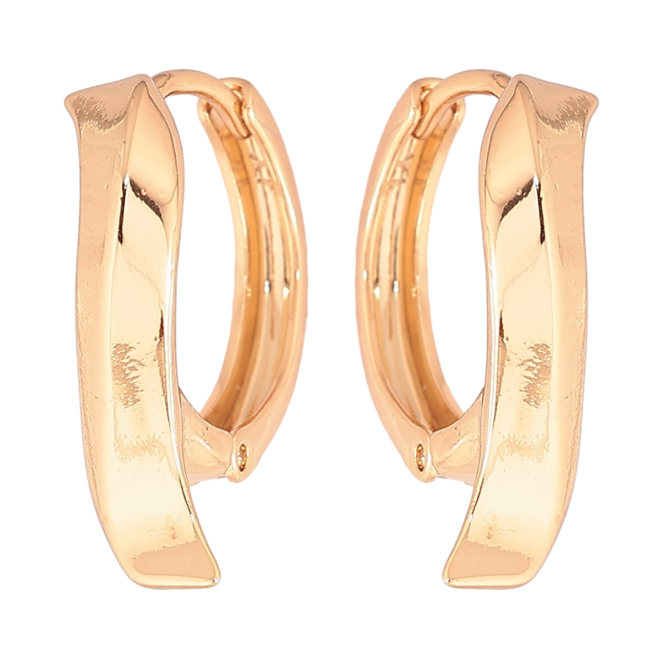 Сережки Xuping Позолота 18K колечка Декоративний візерунок» фото №3 Сережки Xuping Позолота 18K колечка Декоративний візерунок» фото №3