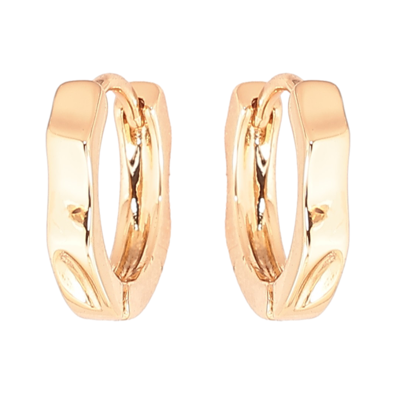 Сережки Xuping Позолота 18K колечка «Декоративний візерунок» фото №1 Сережки Xuping Позолота 18K колечка «Декоративний візерунок» фото №1