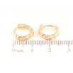 Серьги Xuping Позолота 18K колечки Узор цепочка фото №2 Серьги Xuping Позолота 18K колечки Узор цепочка фото №2