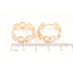 Серьги Xuping Позолота 18K колечки Декоративный узор с покраской эмалью фото №2 Серьги Xuping Позолота 18K колечки Декоративный узор с покраской эмалью фото №2