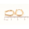 Сережки Xuping Позолота 18K колечка «Декоративні» фото №2 Сережки Xuping Позолота 18K колечка «Декоративні» фото №2