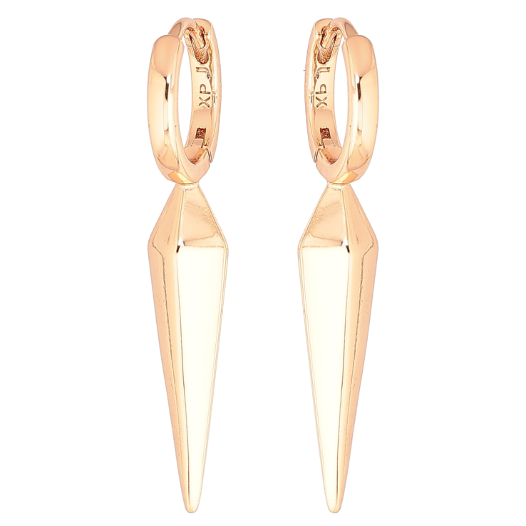 Сережки Xuping Позолота 18K колечка «Стріли» фото №7 Сережки Xuping Позолота 18K колечка «Стріли» фото №7