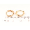 Сережки Xuping Позолота 18K колечка «Декоративний візерунок» фото №2 Сережки Xuping Позолота 18K колечка «Декоративний візерунок» фото №2