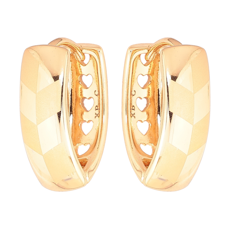 Серьги Xuping Позолота 18K колечки Узор напылением фото №2
