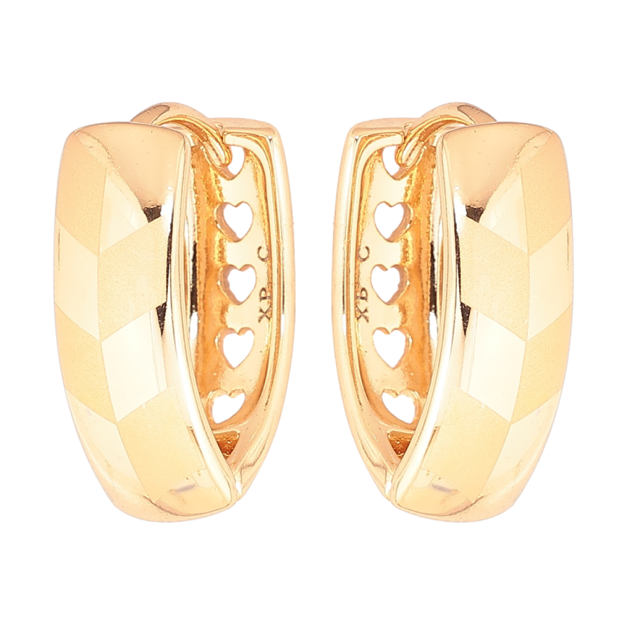 Серьги Xuping Позолота 18K колечки Узор напылением фото №1