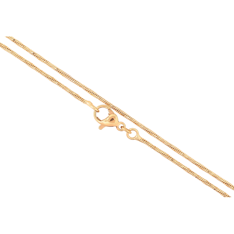Ланцюжок Xuping Позолота 18K «Плетіння Ювелірний шнур 4-х гранний перекручений» довжина 45см х 1.5мм фото №9 Ланцюжок Xuping Позолота 18K «Плетіння Ювелірний шнур 4-х гранний перекручений» довжина 45см х 1.5мм фото №9