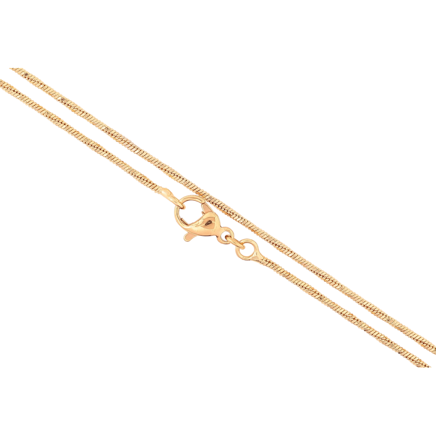 Ланцюжок Xuping Позолота 18K «Плетіння Ювелірний шнур 4-х гранний перекручений» довжина 45см х 1.5мм фото №1 Ланцюжок Xuping Позолота 18K «Плетіння Ювелірний шнур 4-х гранний перекручений» довжина 45см х 1.5мм фото №1
