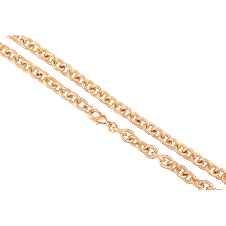 Ланцюжок Xuping Позолота 18K «Плетіння Якірне» довжина 46см х 8мм фото №15 Ланцюжок Xuping Позолота 18K «Плетіння Якірне» довжина 46см х 8мм фото №15