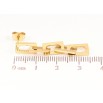 Серьги Xuping TTM Stainless Steel цвет 14К пусеты Декоративные подвески фото №2 Серьги Xuping TTM Stainless Steel цвет 14К пусеты Декоративные подвески фото №2