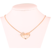 Подвеска на цепочке Xuping Позолота 18K Сердечко с детскими ножками длинна 36-41см х 1мм фото №2 Подвеска на цепочке Xuping Позолота 18K Сердечко с детскими ножками длинна 36-41см х 1мм фото №2