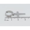 Серьги Xuping TTM Stainless Steel цвет Родий подвески на колечках Крестики фото №2 Серьги Xuping TTM Stainless Steel цвет Родий подвески на колечках Крестики фото №2