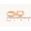 Серьги Xuping M&L Цвет 18K колечки Классика фото №2