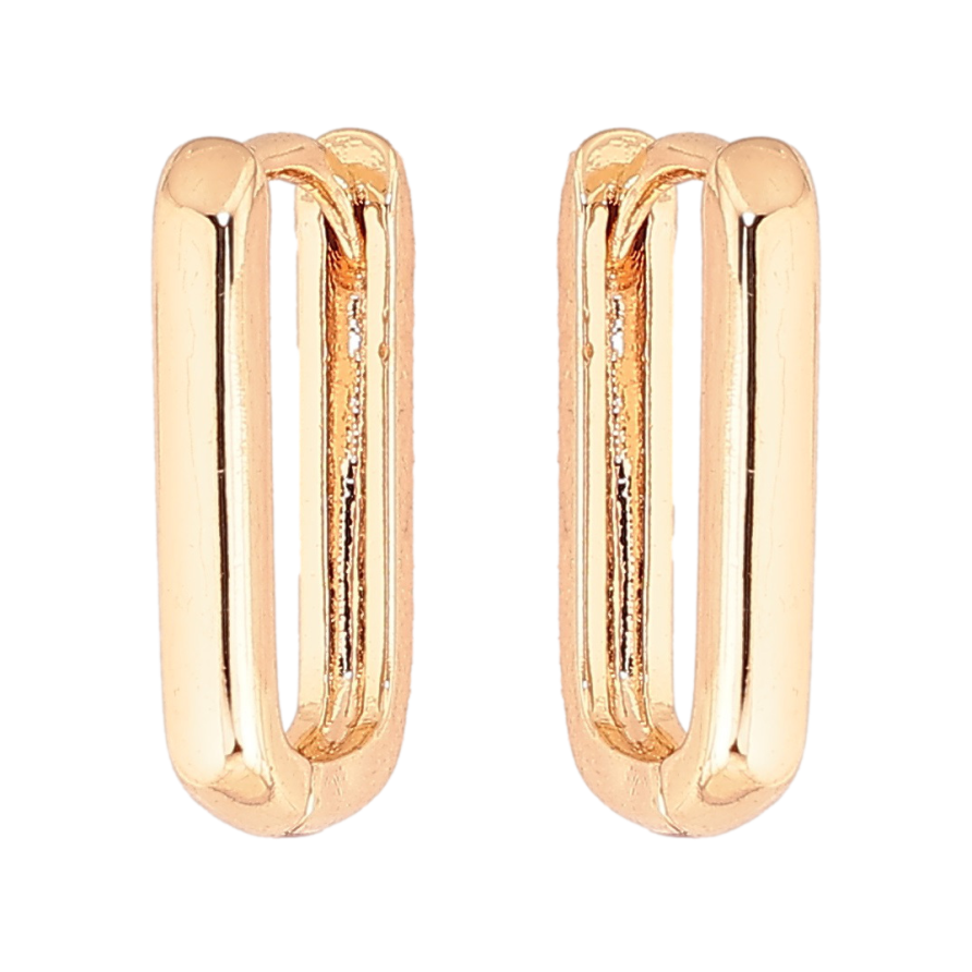 Серьги Xuping M&L Цвет 18K колечки Овальные фото №1 Серьги Xuping M&L Цвет 18K колечки Овальные фото №1