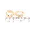 Серьги Xuping M&L Цвет 18K колечки Декоративный узор фото №2