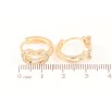 Серьги Xuping M&L Цвет 18K колечки Узор с кристаллами фото №2