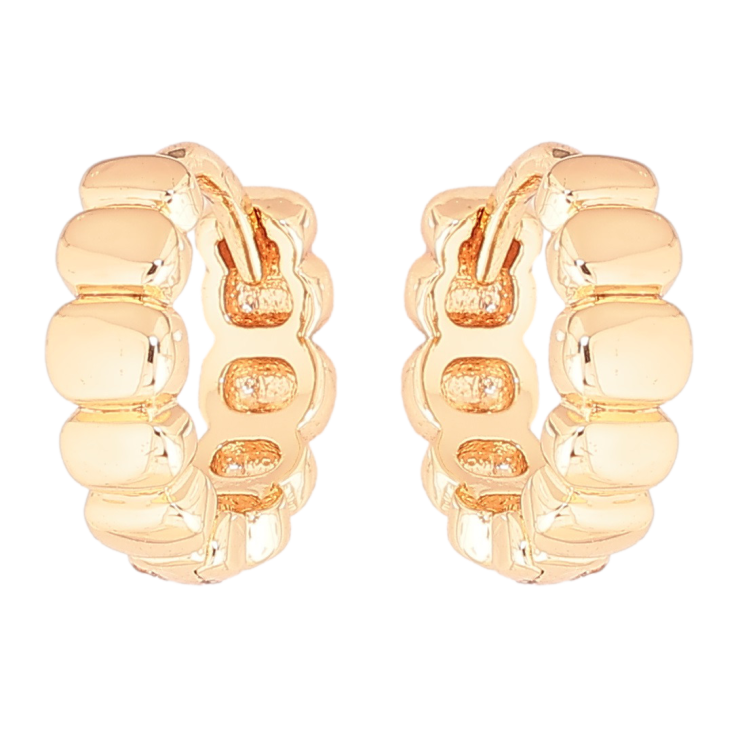 Серьги Xuping M&L Цвет 18K колечки Декоративный узор фото №9 Серьги Xuping M&L Цвет 18K колечки Декоративный узор фото №9