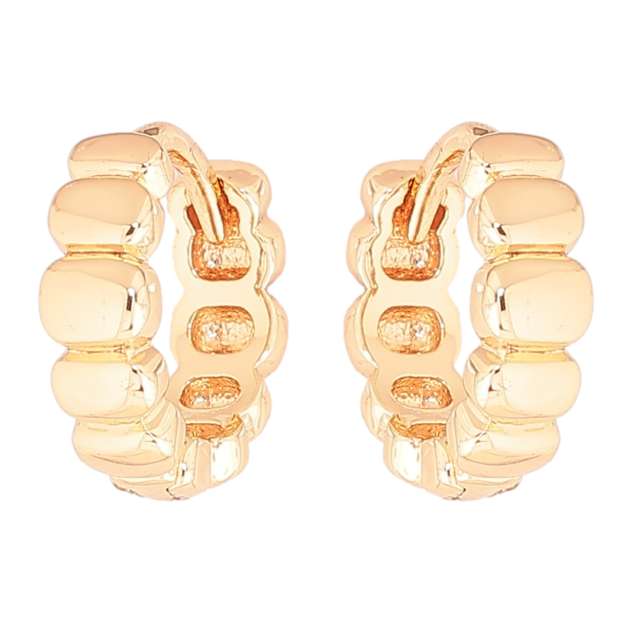 Серьги Xuping M&L Цвет 18K колечки Декоративный узор фото №1 Серьги Xuping M&L Цвет 18K колечки Декоративный узор фото №1