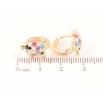 Серьги Xuping M&L Цвет 18K колечки Черепашки с разноцветными кристаллами фото №2 Серьги Xuping M&L Цвет 18K колечки Черепашки с разноцветными кристаллами фото №2