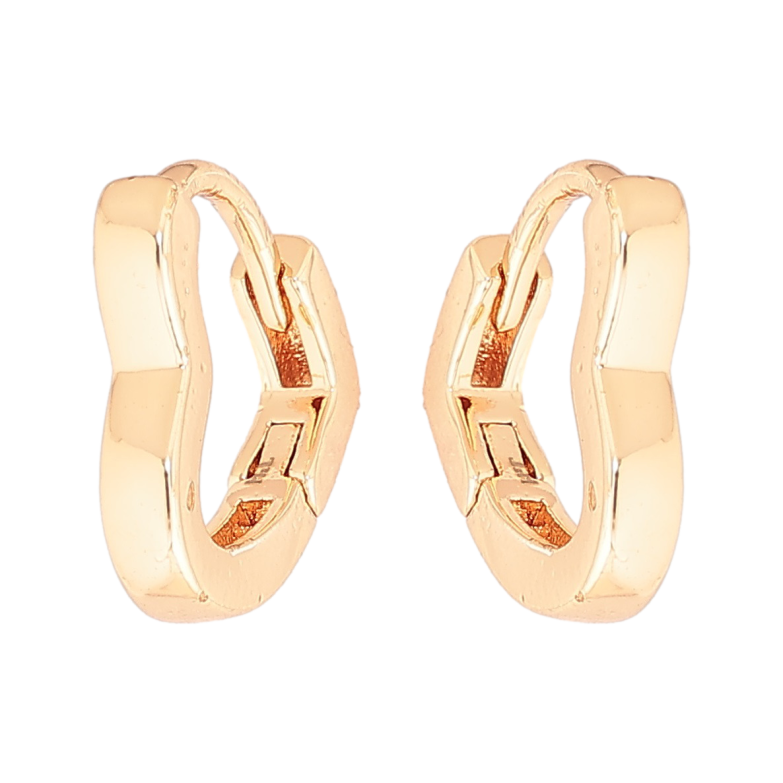 Сережки Xuping M&L Колір 18K колечка «Сердечка» фото №10