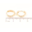 Серьги Xuping M&L Цвет 18K колечки Классика, шир. 2мм ø 14мм фото №2 Серьги Xuping M&L Цвет 18K колечки Классика, шир. 2мм ø 14мм фото №2