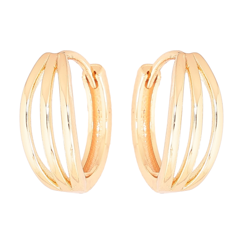 Сережки Xuping M&L Колір 18K колечка Декоративний візерунок» фото №11