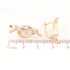 Сережки Xuping M&L Колір 18K англійський замок «Візерунок з кристалами» фото №2 Сережки Xuping M&L Колір 18K англійський замок «Візерунок з кристалами» фото №2