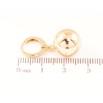Сережки Xuping M&L Колір 18K підвіски на колечках «Кульки» ø 12мм фото №2 Сережки Xuping M&L Колір 18K підвіски на колечках «Кульки» ø 12мм фото №2