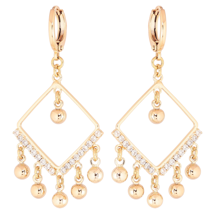 Сережки Xuping M&L Колір 18K підвіски на колечках «Декоративні підвіски» фото №2