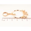 Серьги Xuping M&L Цвет 18K подвески на колечках Круглые подвески с шариками фото №2