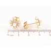 Сережки Xuping Позолота 14K пусети «Перлинні сніжинки» фото №2 Сережки Xuping Позолота 14K пусети «Перлинні сніжинки» фото №2