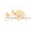 Сережки Xuping Позолота 14K пусети «Сердечка з перлинами» фото №2 Сережки Xuping Позолота 14K пусети «Сердечка з перлинами» фото №2