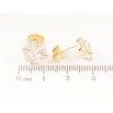 Сережки Xuping Позолота 14K пусети «Кришталеві круги» ø 10мм фото №2 Сережки Xuping Позолота 14K пусети «Кришталеві круги» ø 10мм фото №2