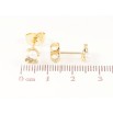 Сережки Xuping Позолота 14K пусети «Перлинні овечки» фото №2