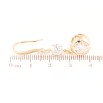 Серьги Xuping Позолота 18K французский замок Шарики с кристаллами фото №2 Серьги Xuping Позолота 18K французский замок Шарики с кристаллами фото №2