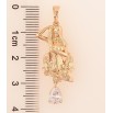 Кулон Xuping Позолота 18K Дева для цепочки до 5мм фото №2 Кулон Xuping Позолота 18K Дева для цепочки до 5мм фото №2