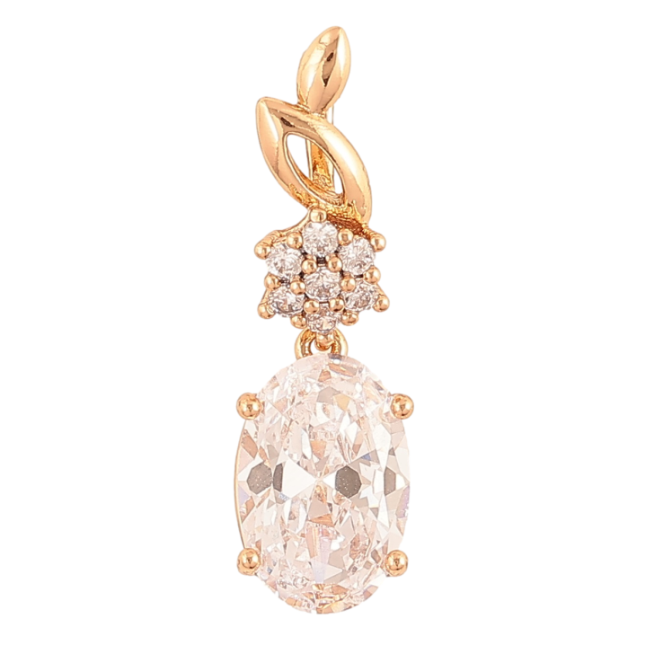 Кулон Xuping Позолота 18K «Кришталевий блиск» для ланцюжка до 2мм фото №9