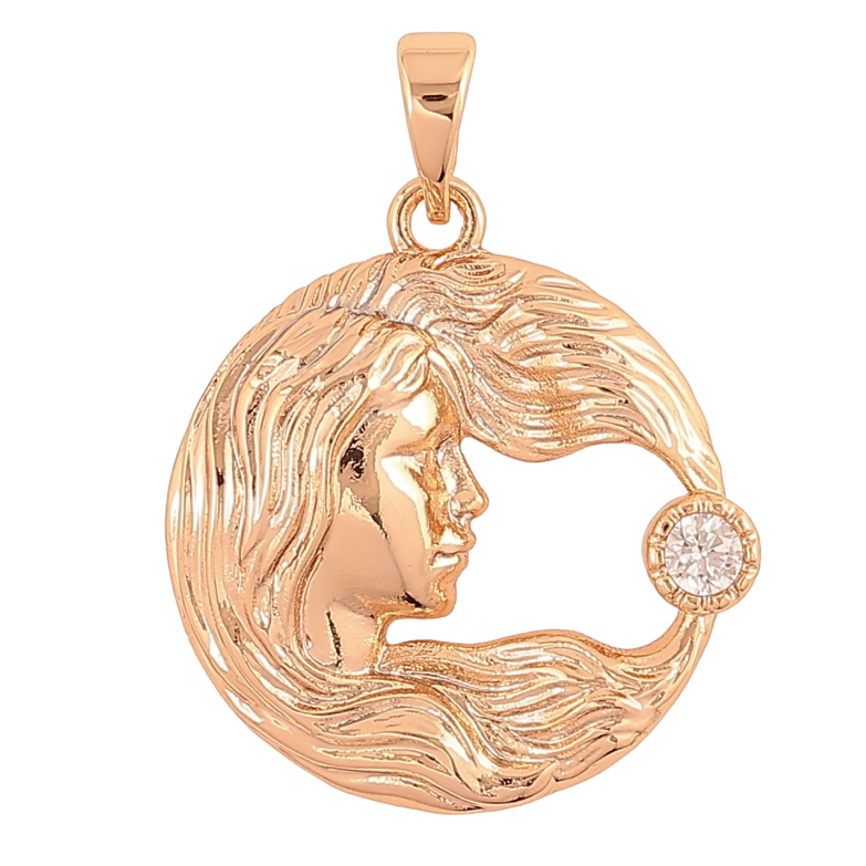 Кулон Xuping Позолота 18K «Діва» для ланцюжка до 5мм фото №19 Кулон Xuping Позолота 18K «Діва» для ланцюжка до 5мм фото №19