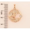 Кулон Xuping Позолота 18K Дева для цепочки до 5мм фото №2 Кулон Xuping Позолота 18K Дева для цепочки до 5мм фото №2