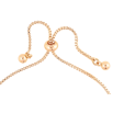 Браслет Xuping M&L Колір 18K «Доріжка кристалів з квіткою» на бігунку, дл. 12-24см х 1.5мм фото №2 Браслет Xuping M&L Колір 18K «Доріжка кристалів з квіткою» на бігунку, дл. 12-24см х 1.5мм фото №2