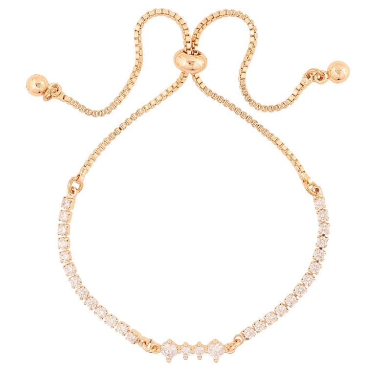 Браслет Xuping M&L Колір 18K «Доріжка кристалів» на бігунку, довжина 12-23см х 1.5мм фото №2 Браслет Xuping M&L Колір 18K «Доріжка кристалів» на бігунку, довжина 12-23см х 1.5мм фото №2
