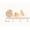 Сережки Xuping Позолота 18K пусети «Кришталеві квіточки» фото №2 Сережки Xuping Позолота 18K пусети «Кришталеві квіточки» фото №2