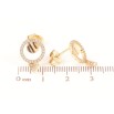 Сережки Xuping Позолота 18K пусети «Круглі підвіски з кристалами» фото №2 Сережки Xuping Позолота 18K пусети «Круглі підвіски з кристалами» фото №2