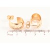 Серьги Xuping Позолота 18K пусеты Широкие дуги шир. 10мм фото №2 Серьги Xuping Позолота 18K пусеты Широкие дуги шир. 10мм фото №2
