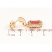 Сережки Xuping Позолота 18K пусети «Кришталеві підвіски з червоним кристалом» фото №2 Сережки Xuping Позолота 18K пусети «Кришталеві підвіски з червоним кристалом» фото №2
