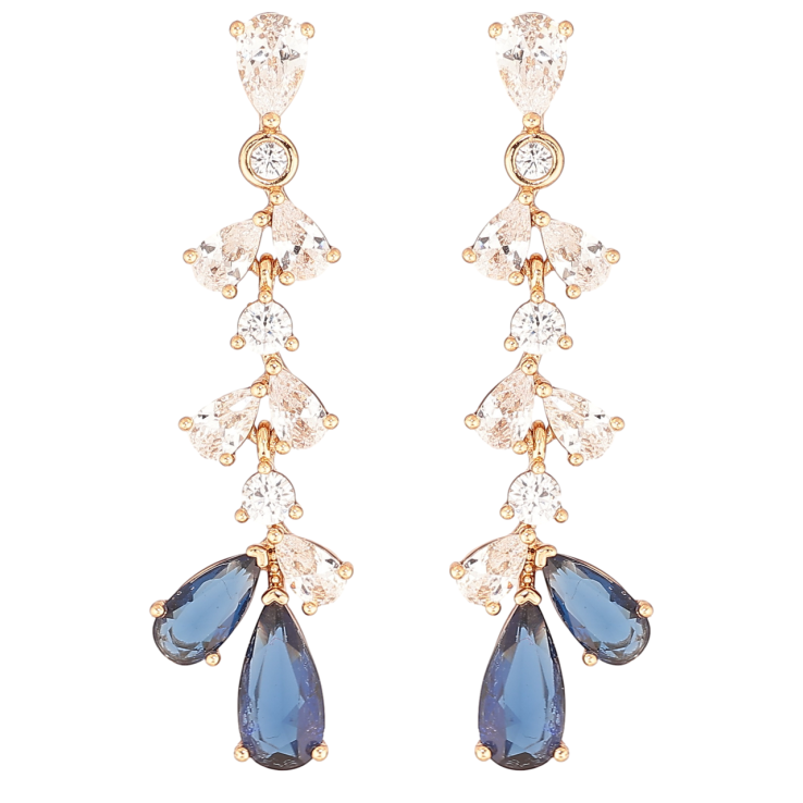 Серьги Xuping JEAN GOUJON Позолота 18K пусеты Кристальные подвески фото №10 Серьги Xuping JEAN GOUJON Позолота 18K пусеты Кристальные подвески фото №10