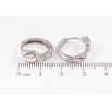 Сережки Xuping колір Родій з кристалами Swarovski колечка «Тюльпани з кристалами АВ» фото №2 Сережки Xuping колір Родій з кристалами Swarovski колечка «Тюльпани з кристалами АВ» фото №2